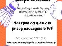 Kolejne spotkanie sieci nauczycieli wychowania fizycznego