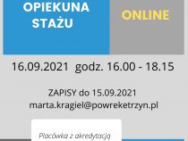 Szkolenie dla opiekunów stażu.